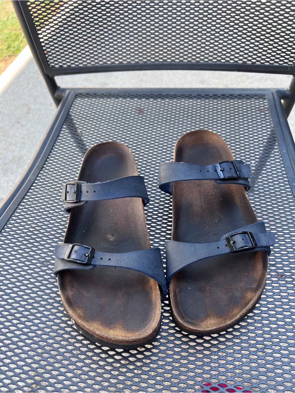 Birkenstock Women's Double Strap Sandals in Navy